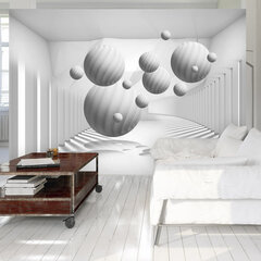 Valokuvatapetti - Balls in White 150x105 cm hinta ja tiedot | Valokuvatapetit | hobbyhall.fi