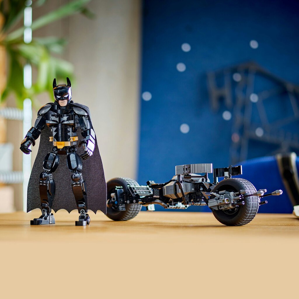 76273 LEGO® Super Heroes Batman Rakennettava Batman™-hahmo ja Batpod-pyörä hinta ja tiedot | LEGOT ja rakennuslelut | hobbyhall.fi