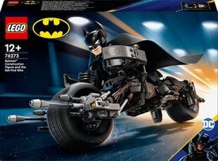 76273 LEGO® Super Heroes Batman Rakennettava Batman™-hahmo ja Batpod-pyörä hinta ja tiedot | LEGOT ja rakennuslelut | hobbyhall.fi