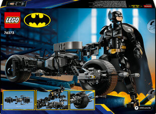 76273 LEGO® Super Heroes Batman rakennettava hahmo ja moottoripyörä hinta ja tiedot | LEGOT ja rakennuslelut | hobbyhall.fi