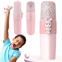 Langaton mikrofoni, karaoke lapsille, BLUETOOTH, Omimar, PINK hinta ja tiedot | Kehittävät lelut | hobbyhall.fi