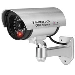 Riff RF-IR1 CCTV IR Outdoor kodinvalvontakameran nukke vilkkuvalla varoitusvalolla 2x AA paristot valkoinen hinta ja tiedot | Valvontakamerat | hobbyhall.fi