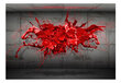 Valokuvatapetti - Red Ink Blot 250x175 cm hinta ja tiedot | Valokuvatapetit | hobbyhall.fi