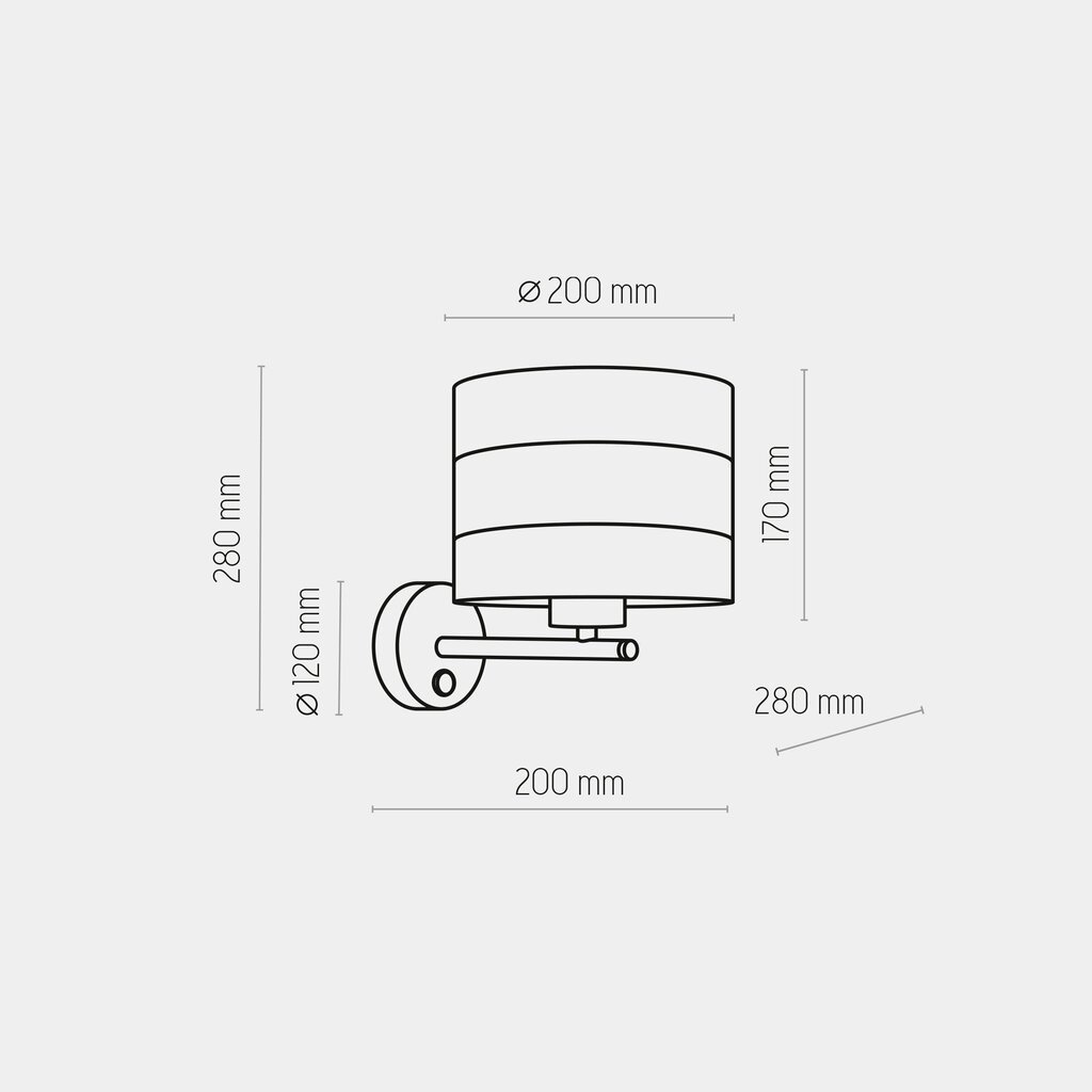 TK Lighting seinävalaisin Tago 3221 hinta ja tiedot | Seinävalaisimet | hobbyhall.fi