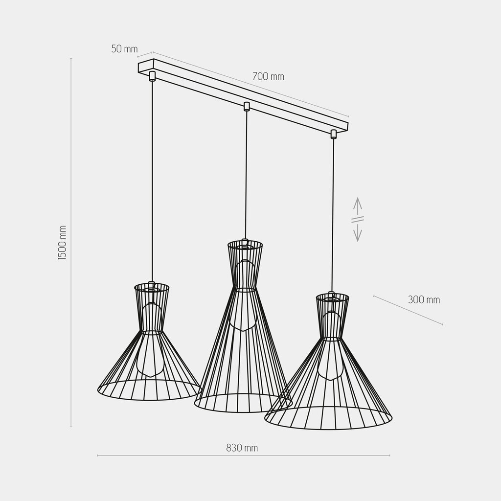 TK Lighting riippuvalaisin Sahara 3352 hinta ja tiedot | Riippuvalaisimet | hobbyhall.fi