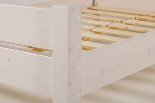 Massiivipuinen sänky 005 80x200 valkoinen hinta ja tiedot | Sängyt | hobbyhall.fi