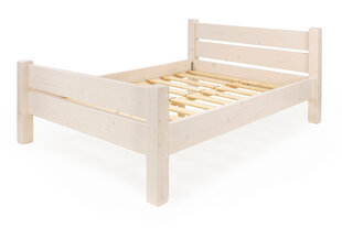 Massiivipuinen sänky 005 90x200 valkoinen hinta ja tiedot | Sängyt | hobbyhall.fi