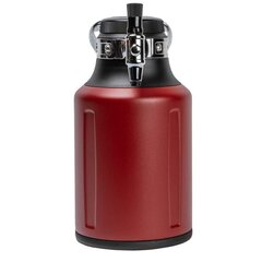 Painesäiliö, hiilihapotuslaite GrowlerWerks uKeg™ 1,9 L, punainen hinta ja tiedot | Keittiövälineet | hobbyhall.fi