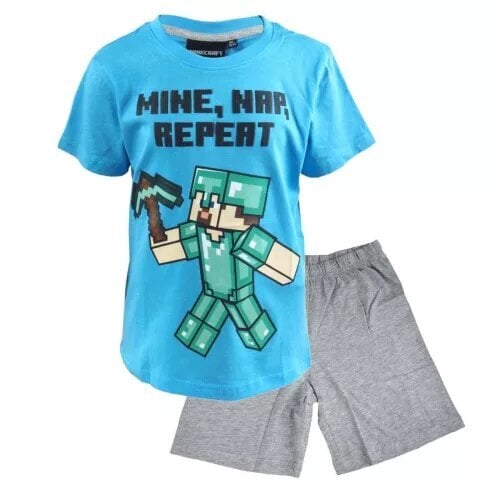 Shortsit ja T-paita Minecraft hinta ja tiedot | Tyttöjen kylpytakit ja pyjamat | hobbyhall.fi