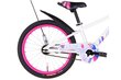 Lasten pyörä Formula Cream Aluminium, 20", pinkki/valkoinen hinta ja tiedot | Polkupyörät | hobbyhall.fi