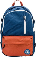 Converse Reppu Straight Edge Backpack Blue Orange hinta ja tiedot | Urheilukassit ja reput | hobbyhall.fi