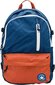 Converse Reppu Straight Edge Backpack Blue Orange hinta ja tiedot | Urheilukassit ja reput | hobbyhall.fi