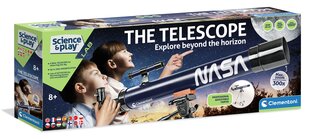 Lasten teleskooppi Clementon Scientific NASA hinta ja tiedot | Kehittävät lelut | hobbyhall.fi