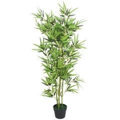 Keinotekoinen bambukasvi ruukulla, 120 cm, vihreä hinta ja tiedot | Keinotekoiset kukat | hobbyhall.fi