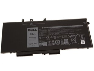 Akku Dell Latitude 5480/5490/5280/5290/5580/5590/5491/5591, Precision 3520/3530 4-kenno 68Wh, GJKNX hinta ja tiedot | Kannettavien tietokoneiden akut | hobbyhall.fi