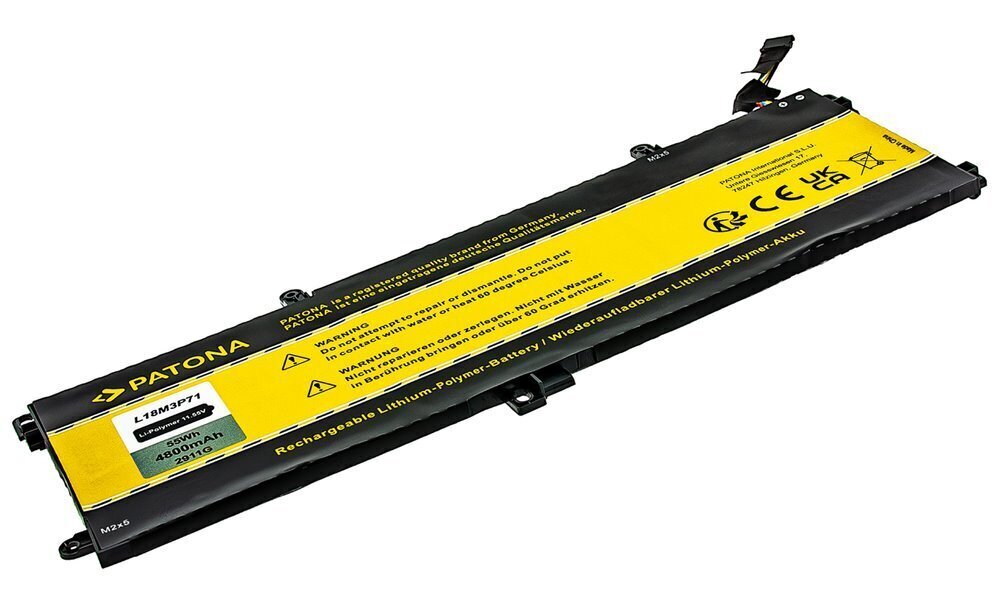 Patona akku pro ntb LENOVO Thinkpad P53S/T590 4800mAh Li-Pol 11.55V L18M3P71 hinta ja tiedot | Kannettavien tietokoneiden akut | hobbyhall.fi