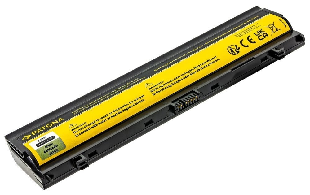 Patona akku pro ntb LENOVO Thinkpad L560 4400mAh Li-lon 10.8V hinta ja tiedot | Kannettavien tietokoneiden akut | hobbyhall.fi