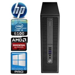 HP 600 G2 SFF i3-6100 8GB 1TB R5-340 2GB WIN10Pro hinta ja tiedot | Pöytätietokoneet | hobbyhall.fi