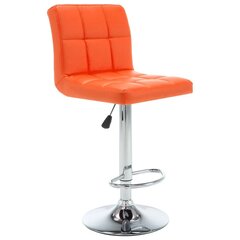 Baarijakkarat vidaXL, 2 kpl, oranssi hinta ja tiedot | Ruokapöydän tuolit | hobbyhall.fi