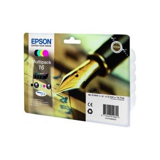 Mustepatruuna Epson C13T16264010, musta, keltainen, syaani, pinkki hinta ja tiedot | Mustekasetit | hobbyhall.fi