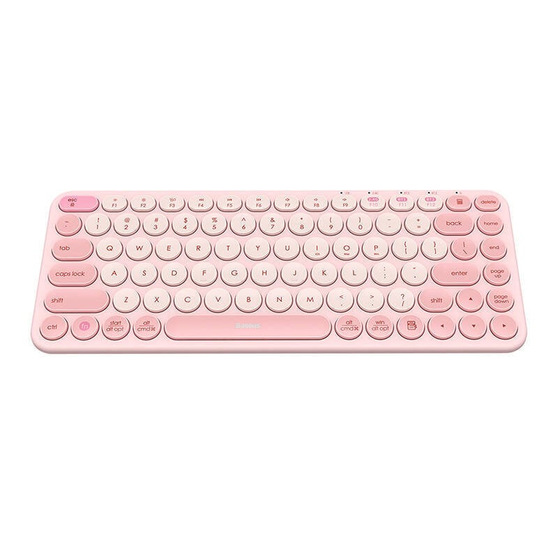 Baseus K01A langaton Tri-Mode Keyboard Baby Pink hinta ja tiedot | Näppäimistöt | hobbyhall.fi