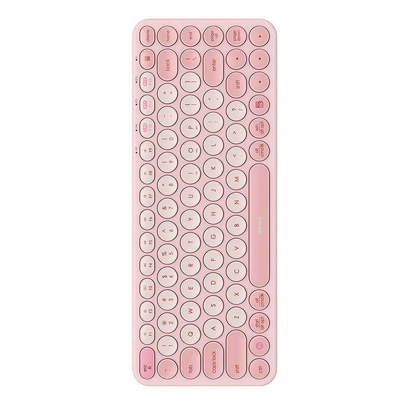 Baseus K01A langaton Tri-Mode Keyboard Baby Pink hinta ja tiedot | Näppäimistöt | hobbyhall.fi