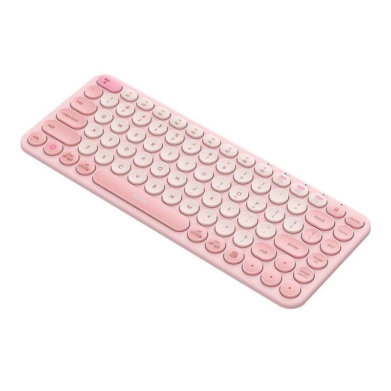 Baseus K01A langaton Tri-Mode Keyboard Baby Pink hinta ja tiedot | Näppäimistöt | hobbyhall.fi