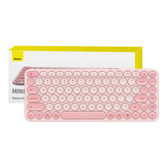 Baseus K01A langaton Tri-Mode Keyboard Baby Pink hinta ja tiedot | Näppäimistöt | hobbyhall.fi