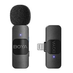 Langaton BOYA BY-V1 -mikrofonijärjestelmä, ympärisäteilevä salama iOS:lle hinta ja tiedot | Mikrofonit | hobbyhall.fi