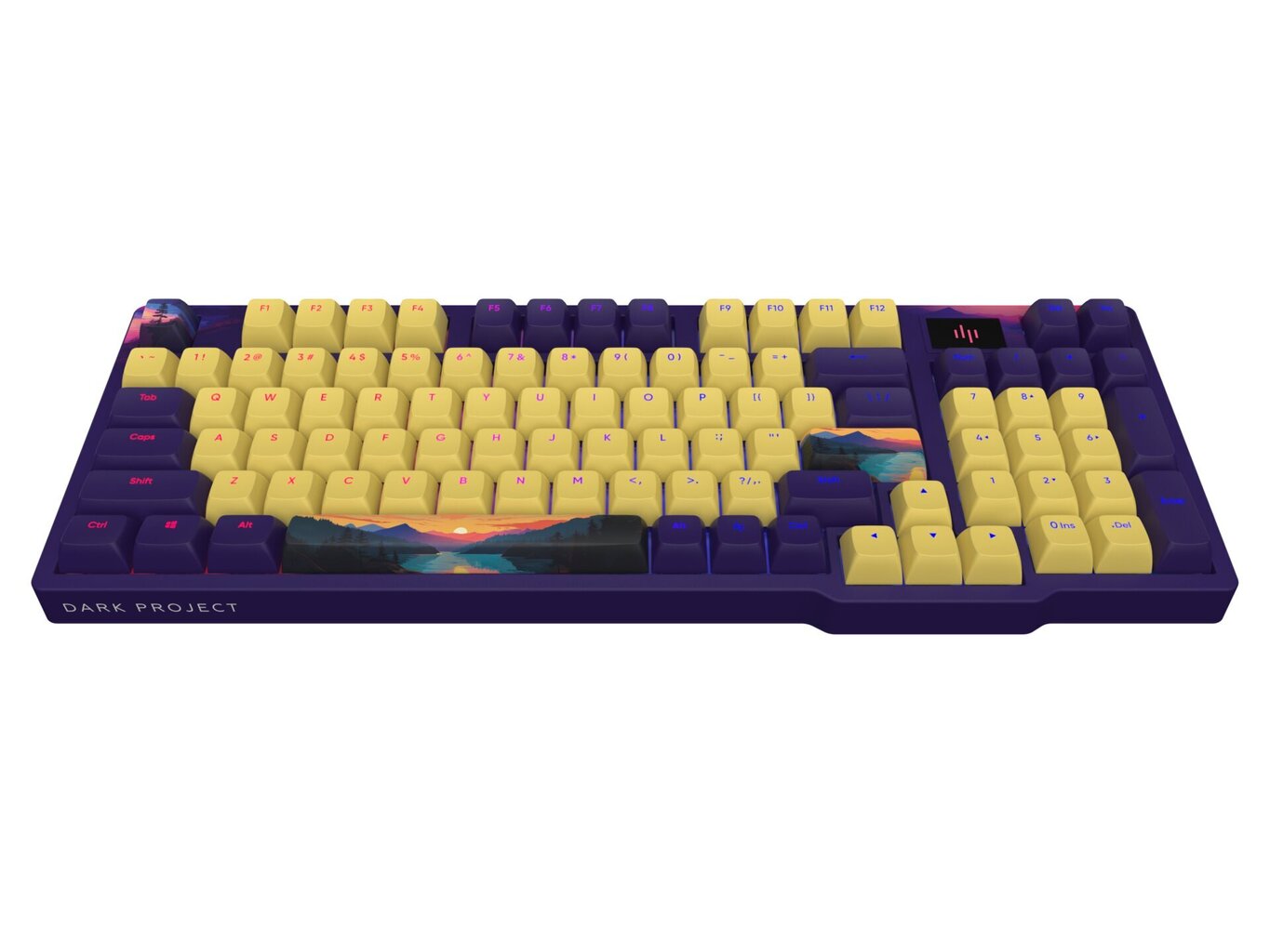 Näppäimistö Dark Project 98 Sunset, G3MS Sapphire Switch, US hinta ja tiedot | Näppäimistöt | hobbyhall.fi