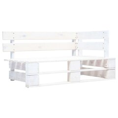 vidaXL Pallet-loungesetti tyynyillä, 4 osaa, mäntyä hinta ja tiedot | Puutarhakalusteet | hobbyhall.fi