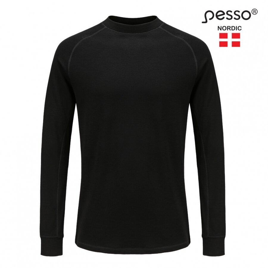 Lämmin alusasu MERINO80, musta 4XL, Pesso hinta ja tiedot | Työvaatteet | hobbyhall.fi