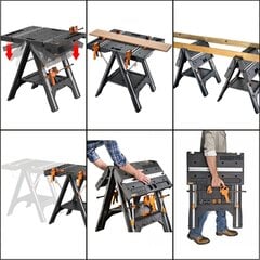 Worx Pegasus WX051 Monitoiminen työpöytä Mobile Workbench hinta ja tiedot | Käsityökalut | hobbyhall.fi