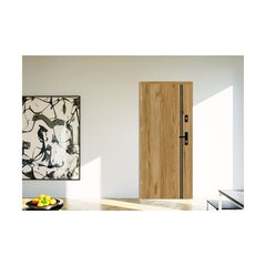 Asunnon ovi Hermes, Catania tammi, vasen, 90 cm hinta ja tiedot | Ulko-ovet | hobbyhall.fi