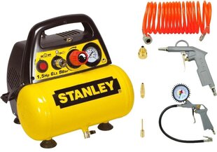 Kompressori 6l, Pneumatic Kit Stanley hinta ja tiedot | Kompressorit | hobbyhall.fi