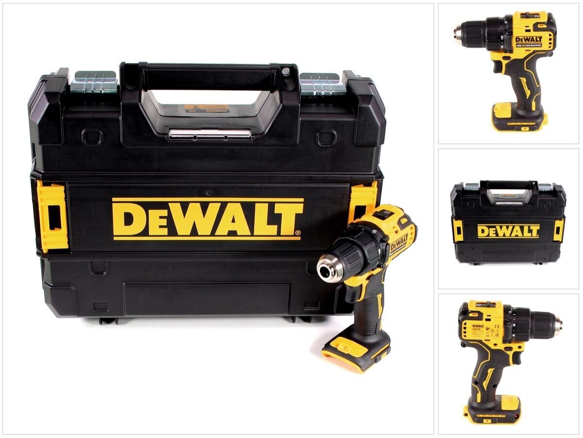 Akkuporakone DeWalt DCD 708 NT, 18 V, ilman akkua ja laturia hinta ja tiedot | Akkuporakoneet ja ruuvinvääntimet | hobbyhall.fi