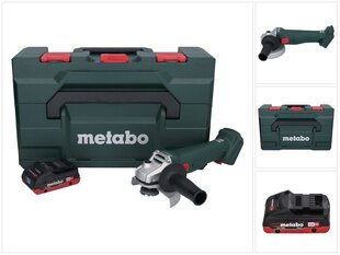 Akkukulmahiomakone Metabo W 18 L 9-125, 18 V, akulla ilman laturia hinta ja tiedot | Hiomakoneet | hobbyhall.fi