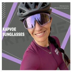 Aurinkolasit Kapvoe1, violetti hinta ja tiedot | Urheilulasit | hobbyhall.fi