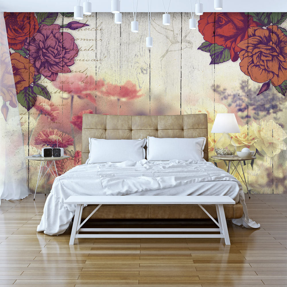 Valokuvatapetti - Vintage Flowers 250x175 cm hinta ja tiedot | Valokuvatapetit | hobbyhall.fi