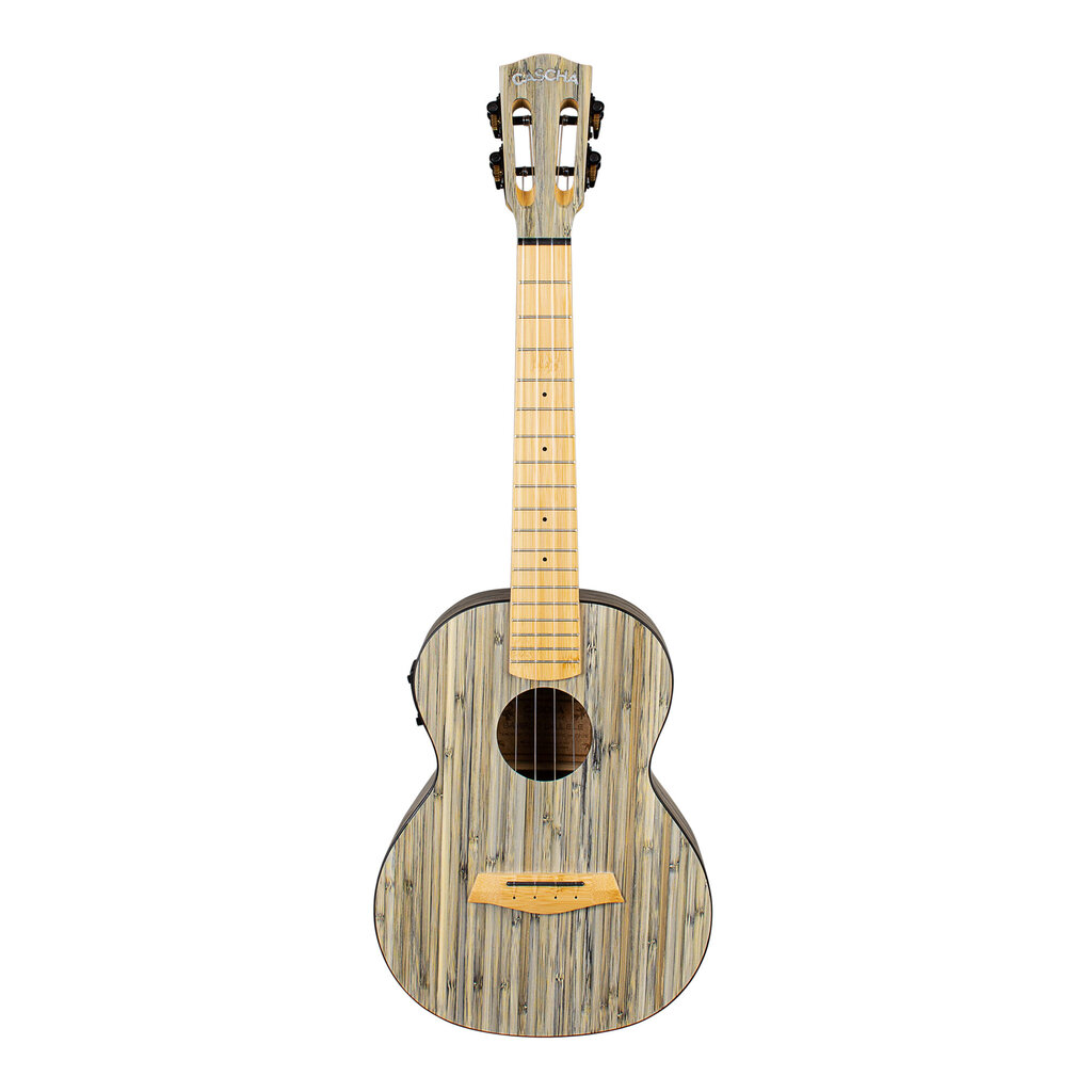 Elektroakustinė tenorinė ukulelė Cascha Bamboo Graphite HH 2317E hinta ja tiedot | Kitarat | hobbyhall.fi