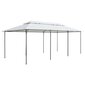 vidaXL Huvimaja verhoilla 600x298x270 cm valkoinen 180 g/m² hinta ja tiedot | Puutarhapaviljongit | hobbyhall.fi