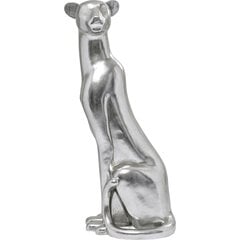 Koristefiguuri Sitting Leopard Silver, 150cm hinta ja tiedot | Sisustustuotteet | hobbyhall.fi