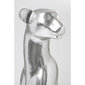 Koristefiguuri Sitting Leopard Silver, 150cm hinta ja tiedot | Sisustustuotteet | hobbyhall.fi