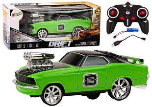 Kauko-ohjattava Drift Car, vihreä hinta ja tiedot | Poikien lelut | hobbyhall.fi