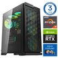 Intop Aqua Ryzen 7 7700X 16GB DDR5 1TB SSD M.2 NVME RTX4060Ti 8GB no-OS hinta ja tiedot | Pöytätietokoneet | hobbyhall.fi