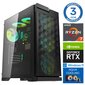 Intop Aqua Ryzen 7 7700X 16GB DDR5 1TB SSD M.2 NVME RTX4060Ti 8GB WIN11 hinta ja tiedot | Pöytätietokoneet | hobbyhall.fi