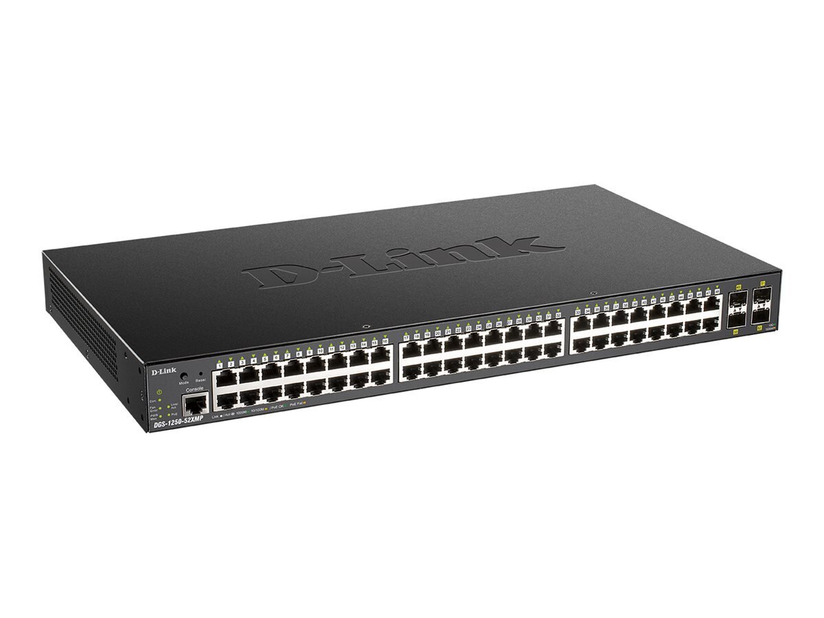 D-LINK 52-Port Smart PoE+ Switch 4x 10G hinta ja tiedot | Verkkokytkimet | hobbyhall.fi