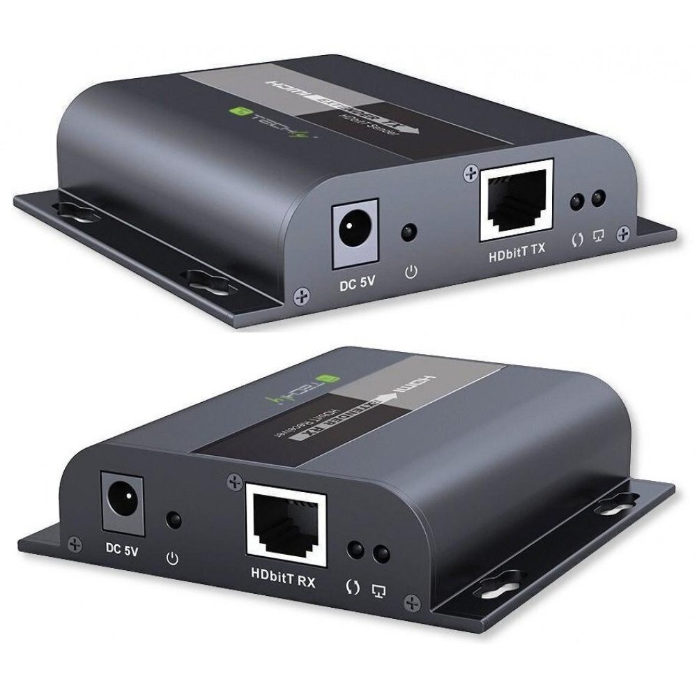 Techly Hdmi 1080p 60Hz HDBitT 120m Cat6 IR hinta ja tiedot | Signaalinvahvistimet | hobbyhall.fi