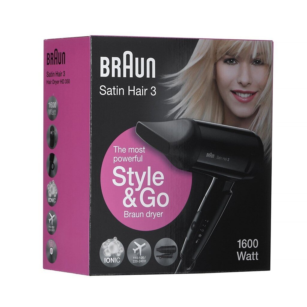 Braun Satin Hair 3 hinta ja tiedot | Hiustenkuivaajat | hobbyhall.fi