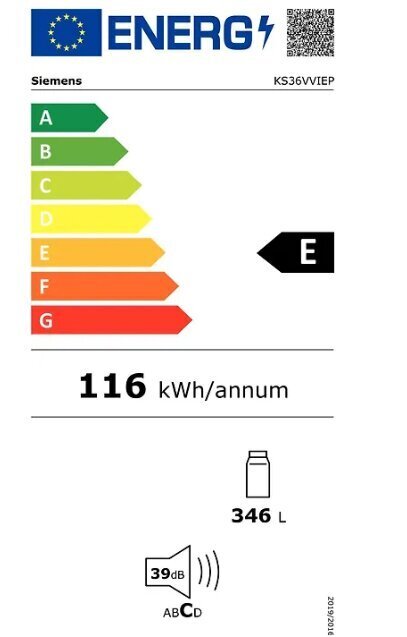 Siemens KS36VVIEP iQ300 hinta ja tiedot | Jääkaapit | hobbyhall.fi